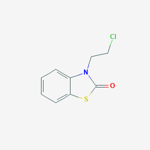 molecular formula C9H8ClNOS B187114 3-(2-Chloro-ethyl)-3H-benzothiazol-2-one CAS No. 22258-71-5