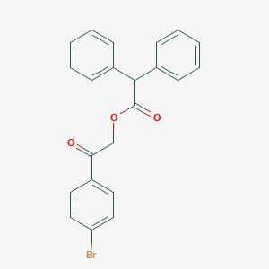 B187121 2-(4-Bromophenyl)-2-oxoethyl diphenylacetate CAS No. 7598-27-8