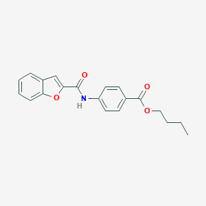 B187130 Butyl 4-(1-benzofuran-2-carbonylamino)benzoate CAS No. 5842-37-5
