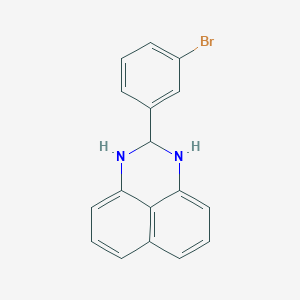 molecular formula C17H13BrN2 B187133 2-(3-bromophenyl)-2,3-dihydro-1H-perimidine CAS No. 6584-37-8