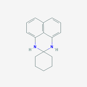 molecular formula C16H18N2 B187134 Spiro[cyclohexane-1,2'(3'H)-[1H]perimidine] CAS No. 5745-91-5