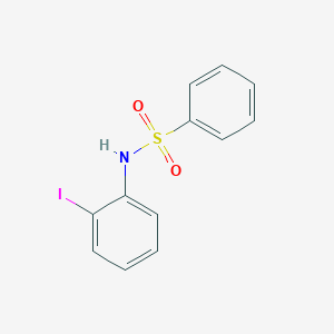 molecular formula C12H10INO2S B187139 N-(2-碘苯基)苯磺酰胺 CAS No. 54189-90-1