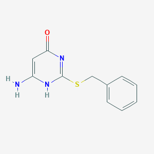 2-(BENZYLMERCAPTO)-4-HYDROXY-6-AMINOPYRIMIDINE