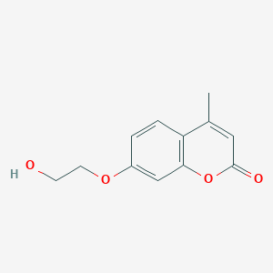 molecular formula C12H12O4 B187144 7-(2-Hydroxyethoxy)-4-methylchromen-2-one CAS No. 91963-63-2