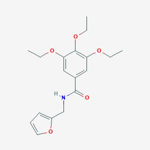 3,4,5-triethoxy-N-(furan-2-ylmethyl)benzamide