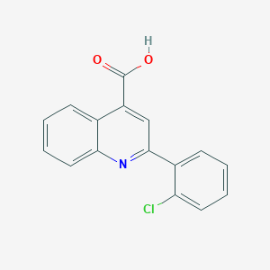 molecular formula C16H10ClNO2 B187155 2-(2-氯苯基)喹啉-4-羧酸 CAS No. 20389-09-7