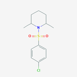 molecular formula C13H18ClNO2S B187173 1-(4-Chloro-benzenesulfonyl)-2,6-dimethyl-piperidine CAS No. 5723-53-5