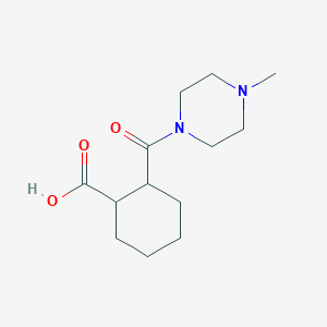 2-(4-Methyl-piperazine-1-carbonyl)-cyclohexanecarboxylic acid