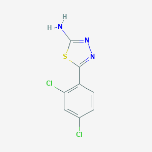 molecular formula C8H5Cl2N3S B187177 5-(2,4-Dichlorophenyl)-1,3,4-thiadiazol-2-amine CAS No. 28004-63-9