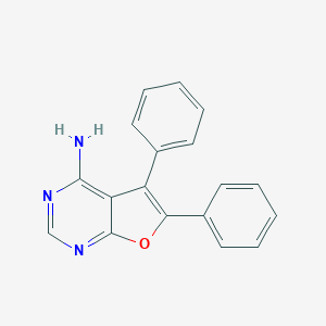 molecular formula C18H13N3O B187183 5,6-Diphenylfuro[2,3-d]pyrimidin-4-amine CAS No. 5207-52-3