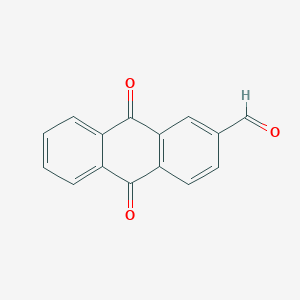 molecular formula C15H8O3 B187186 9,10-Dioxo-9,10-dihydroanthracene-2-carbaldehyde CAS No. 6363-86-6