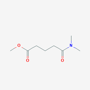 molecular formula C8H15NO3 B187189 Pentanoic acid, 5-(dimethylamino)-5-oxo-, methyl ester CAS No. 14471-87-5
