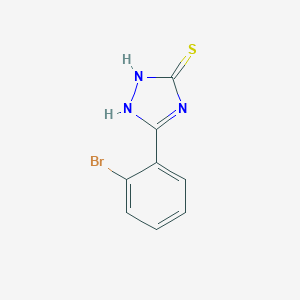 molecular formula C8H6BrN3S B187193 5-(2-Bromo-phenyl)-4H-[1,2,4]triazole-3-thiol CAS No. 39751-84-3