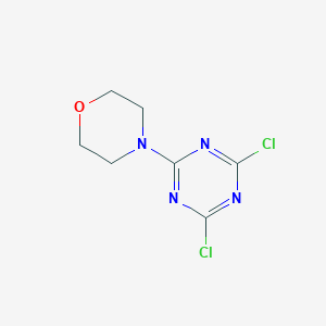 molecular formula C7H8Cl2N4O B187197 2,4-二氯-6-吗啉基-1,3,5-三嗪 CAS No. 6601-22-5