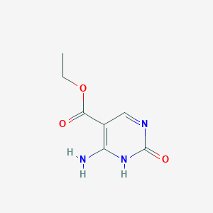 B187205 Ethyl 4-amino-2-hydroxypyrimidine-5-carboxylate CAS No. 20187-46-6