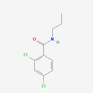molecular formula C10H11Cl2NO B187222 2,4-dichloro-N-propylbenzamide CAS No. 39887-48-4