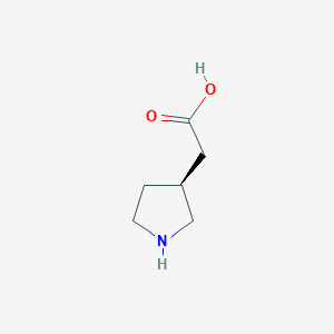 (S)-2-(Pyrrolidin-3-yl)acetic acid