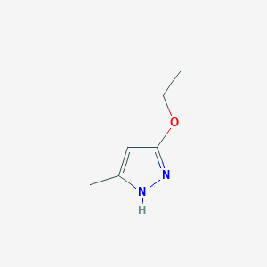 molecular formula C6H10N2O B187234 3-Ethoxy-5-methyl-1H-pyrazole CAS No. 3201-21-6
