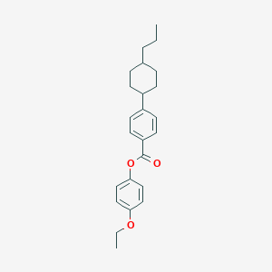 molecular formula C24H30O3 B187241 4-Ethoxyphenyl 4-(trans-4-propylcyclohexyl)benzoate CAS No. 95973-50-5