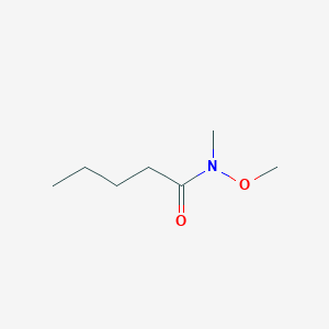 B187248 N-methoxy-N-methylpentanamide CAS No. 129118-11-2