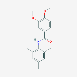 molecular formula C18H21NO3 B187249 3,4-dimethoxy-N-(2,4,6-trimethylphenyl)benzamide CAS No. 4168-20-1