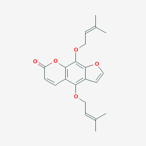 molecular formula C21H22O5 B187252 Cnidicin 