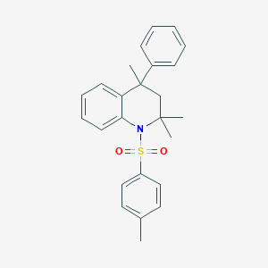B187253 2,2,4-trimethyl-1-(4-methylphenyl)sulfonyl-4-phenyl-3H-quinoline CAS No. 5228-43-3
