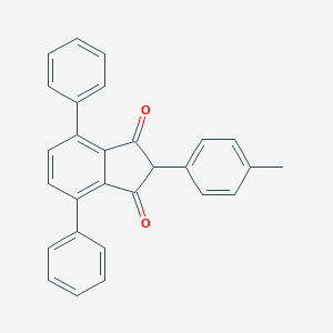 molecular formula C28H20O2 B187254 2-(4-methylphenyl)-4,7-diphenyl-1H-indene-1,3(2H)-dione CAS No. 63002-41-5