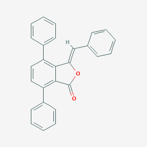 molecular formula C27H18O2 B187255 (3Z)-3-benzylidene-4,7-diphenyl-2-benzofuran-1-one CAS No. 63002-36-8
