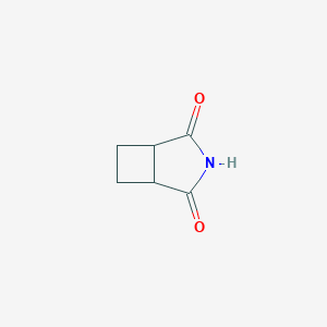molecular formula C6H7NO2 B187257 3-Azabicyclo[3.2.0]heptane-2,4-dione CAS No. 1122-09-4