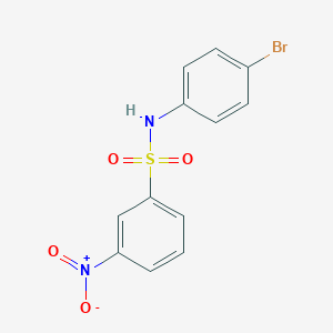 molecular formula C12H9BrN2O4S B187258 N-(4-Bromophenyl)-3-nitrobenzenesulfonamide CAS No. 6126-42-7