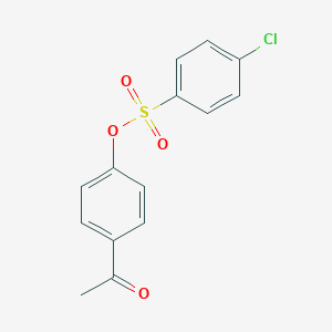 molecular formula C14H11ClO4S B187268 4-Acetylphenyl 4-chlorobenzenesulfonate CAS No. 64101-68-4