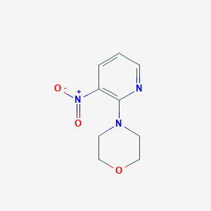 molecular formula C9H11N3O3 B187270 4-(3-Nitropyridin-2-yl)morpholine CAS No. 24255-27-4