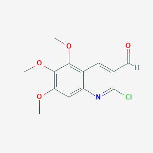 2-Chloro-5,6,7-trimethoxyquinoline-3-carbaldehyde