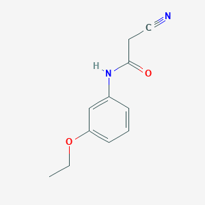 molecular formula C11H12N2O2 B187290 2-cyano-N-(3-ethoxyphenyl)acetamide CAS No. 17722-27-9