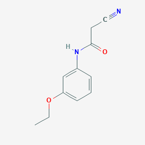 2-cyano-N-(3-ethoxyphenyl)acetamide