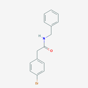 B187292 N-benzyl-2-(4-bromophenyl)acetamide CAS No. 335398-50-0
