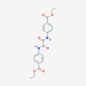 molecular formula C20H20N2O6 B187316 Ethyl 4-[[2-(4-ethoxycarbonylanilino)-2-oxoacetyl]amino]benzoate CAS No. 3551-77-7