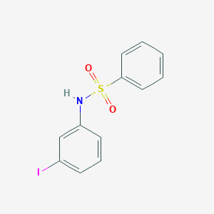 molecular formula C12H10INO2S B187318 N-(3-iodophenyl)benzenesulfonamide CAS No. 151721-40-3