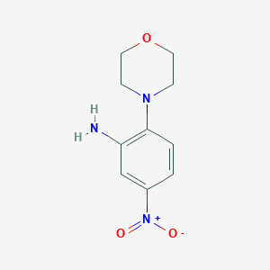molecular formula C10H13N3O3 B187323 2-吗啉基-5-硝基苯胺 CAS No. 4031-79-2