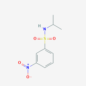 molecular formula C9H12N2O4S B187331 N-异丙基-3-硝基苯磺酰胺 CAS No. 28860-10-8