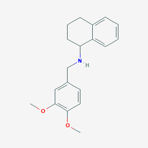 N-[(3,4-dimethoxyphenyl)methyl]-1,2,3,4-tetrahydronaphthalen-1-amine