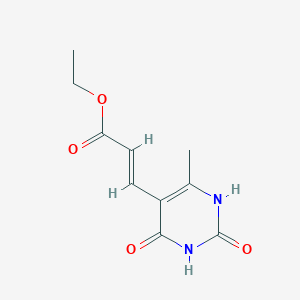 ethyl (E)-3-(6-methyl-2,4-dioxo-1H-pyrimidin-5-yl)prop-2-enoate