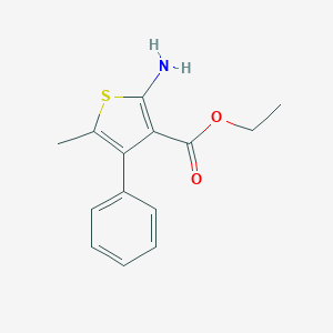 molecular formula C14H15NO2S B187368 Ethyl 2-amino-5-methyl-4-phenylthiophene-3-carboxylate CAS No. 4815-37-6