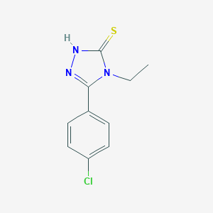 5-(4-chlorophenyl)-4-ethyl-4H-1,2,4-triazole-3-thiol