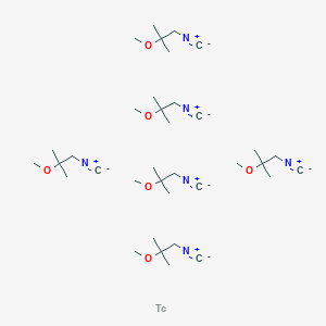 molecular formula C36H66N6O6Tc B018738 Technetium (99mTc) sestamibi CAS No. 109581-73-9