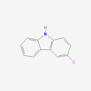 molecular formula C12H8IN B187380 3-iodo-9H-carbazole CAS No. 16807-13-9