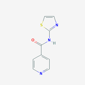 molecular formula C9H7N3OS B187381 N-Thiazol-2-yl-isonicotinamide CAS No. 14397-13-8