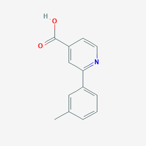 2-(3-Methylphenyl)isonicotinic acid