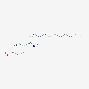 Phenol, 4-(5-octyl-2-pyridinyl)-